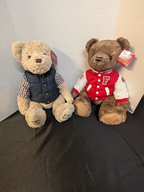 New Lot 2 FAO Schwarz Toys R Us Plush Teddy Bears Special Edition